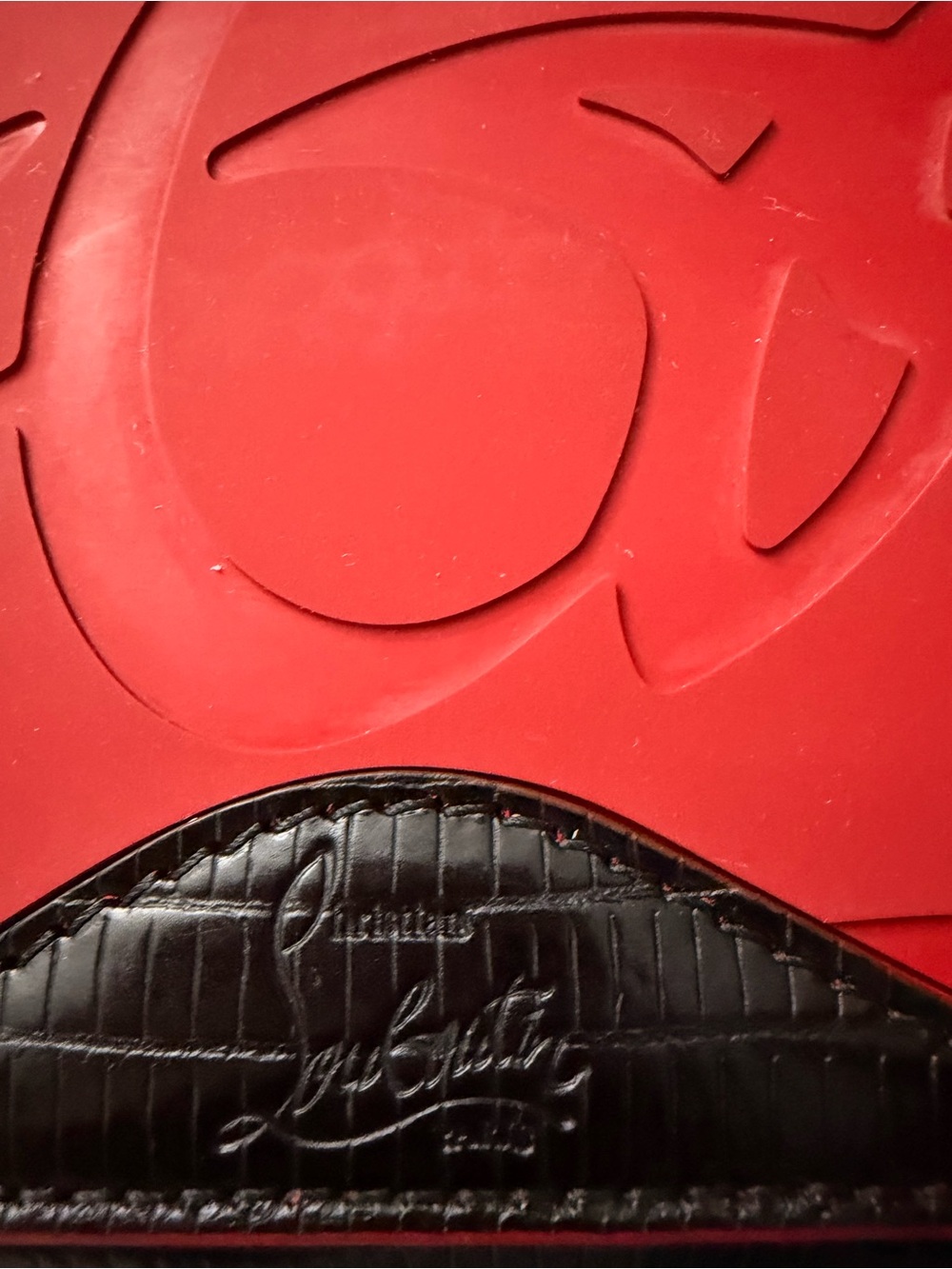Christian Louboutin Black Tote with Red Interior - Picture 4 of 9